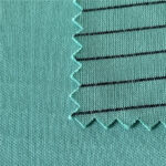 J33/R5NN7-3 95C Poly Antistatic Carbon Yarn 100D Knit jersey laminated with poly knit fabric